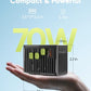 70W Universal Travel Adapter with 4 USB