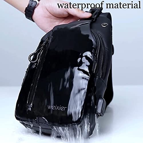 Waterproof Sling Bags Mens Anti