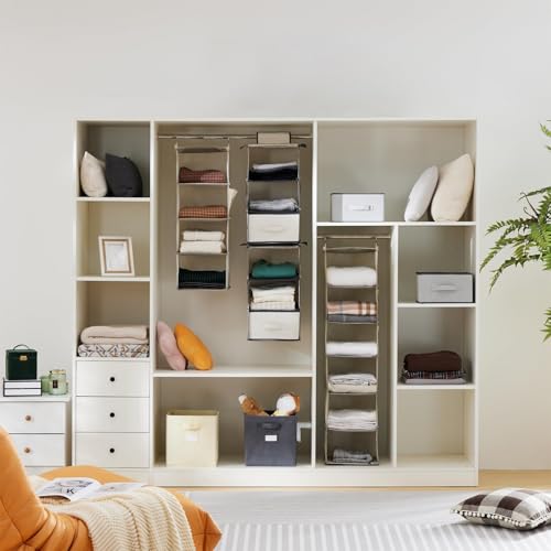 Hanging Closet Organizer and Storage for Clothes (5 Count)