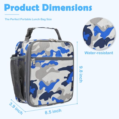 Kids Lunch box Insulated Soft Bag Mini Cooler Back to School Thermal Meal Tote Kit for Girls
