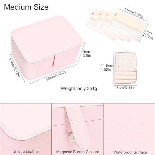 2 Layer Portable Jewelry Box