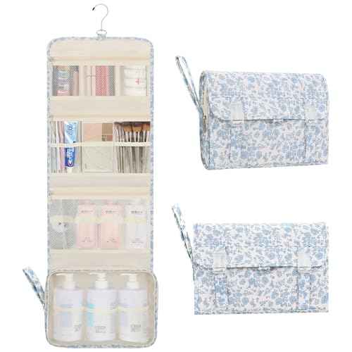 Travel Toiletry Bag with Hanging Hook