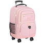 Pink Rolling Backpack