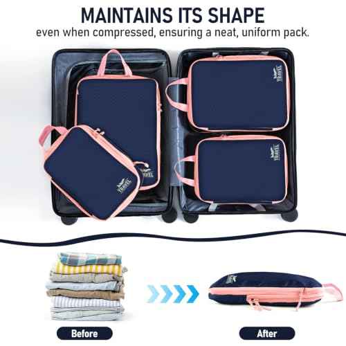 6 Set Compression Packing Cubes