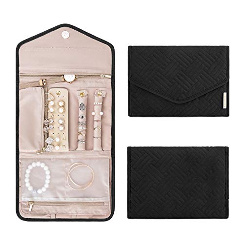 Travel Jewelry Organizer Roll Foldable Jewelry Case