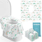 30 Pcs Toilet Seat Covers Disposable for Toddlers & Adults (30 Count)