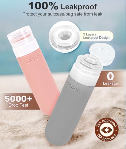 Travel Bottles for Toiletries (4 Count)