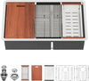 36 Inch Double Bowl Kitchen Sink Ledge Workstation Sinks Double Bowl 60