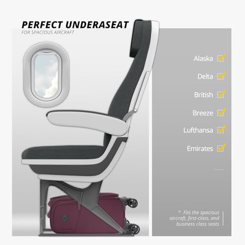 Underseat Carry On Luggage with Wheels