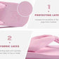 Flip Flops for Women Arch Support Summer Beach Sandals Pink Size 9