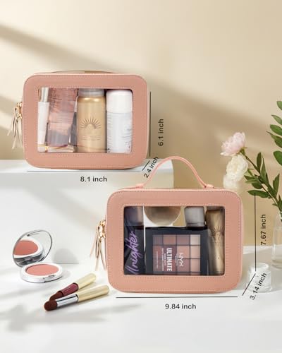 Clear Makeup Bag Set for Women