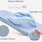 Flip Flops for Women Arch Support Summer Beach Sandals Blue Size 9