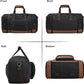 60L Canvas Duffle Bag for Travel Weekend Gym Overnight Carry