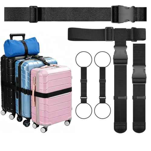 5 Packs Luggage Straps for Suitcases