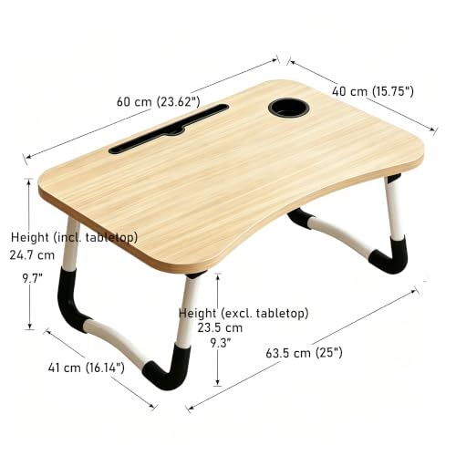 23.6" Lap Desk with Storage Drawer