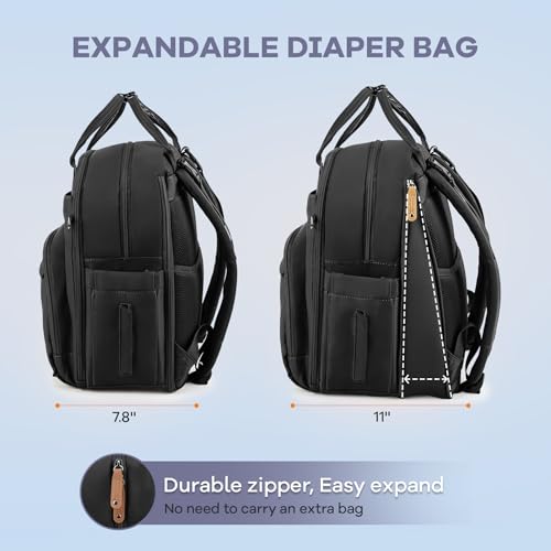 Baby Diaper Bag Backpack with Changing Pad