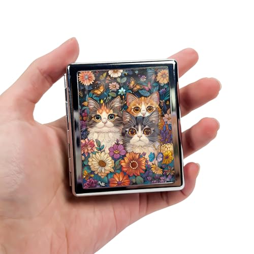 8‑Compartment Metal Pill Box Organizer