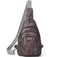 10L Crossbody Sling Bag for Women Men Anti Theft Cross Body Fanny Pack Belt Bag Purse Gifts for Women Faux Leather