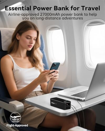 27000mAh 120W Fast Charging Power Bank