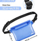 2 Pack Waterproof Fanny Pack Pouch Dry Bag for Phone Passport Purse (2 Count)
