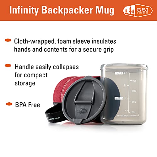 Backpacker Neoprene Mug I Infinity Lightweight BPA