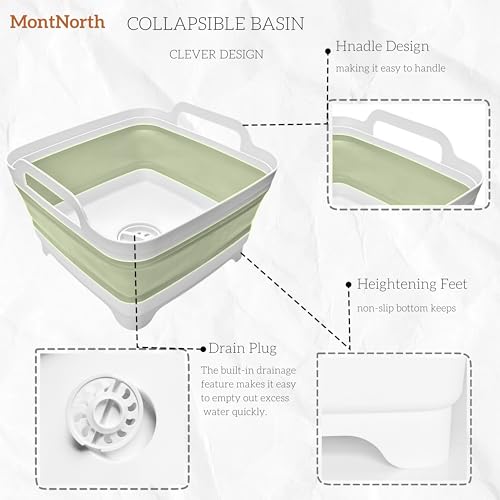 Collapsible Wash Basin 9L