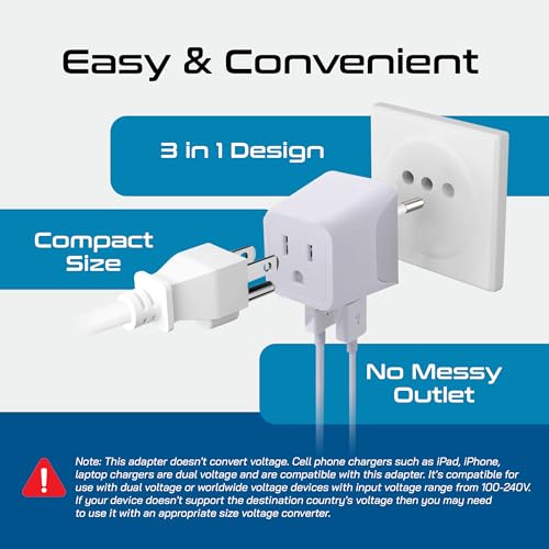Italy Travel Plug Adapter
