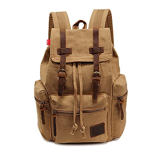 High Capacity Canvas Vintage Backpack