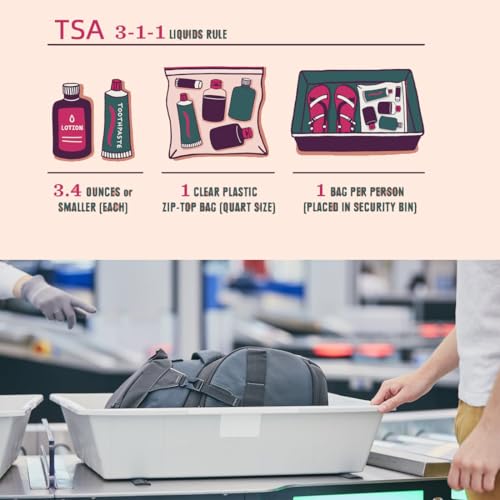 Clear Toiletry Bag (3 Count)