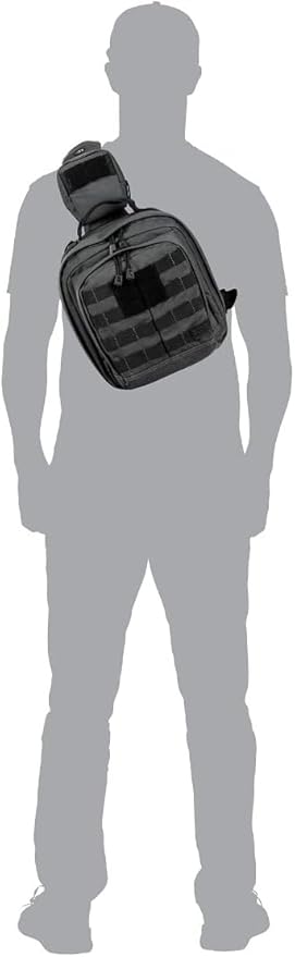 5.11 Tactical Sling Bag Pack MOAB 6, Shoulder Crossbody Military Bag, 11L, Kangaroo, Style 56963ABR