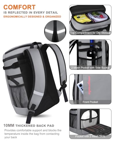 Cooler Backpack Insulated Leak Proof for Women Men Soft Cooler Bag
