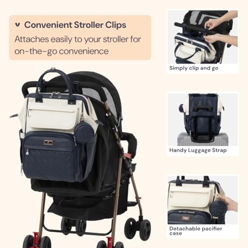 Leather Diaper Bag Backpack