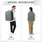 Large Travel Backpack Carry On for Women Man Waterproof Gym Backpacks Mochila de Viaje Teacher Travel Bag Essentials Personal Item Backpack Rucksack Airplane Accessories Must Haves Olive Green
