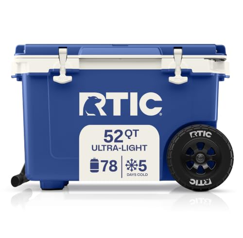 52 QT Ultra Light Wheeled Hard Cooler