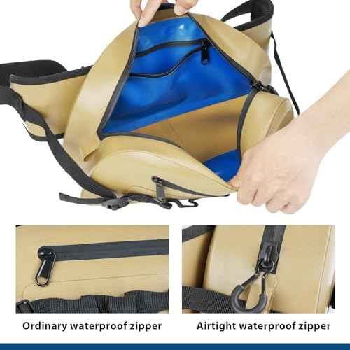 IPX8 Waterproof Fishing Backpack with Rod Holder