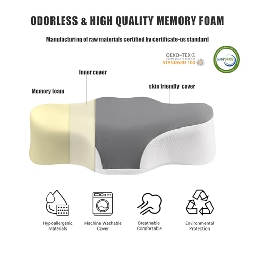 Travel Size Cervical Neck Pillow for Sleeping