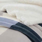 Sherpa Throw Blanket Reversible Large Big King Size Flannel Blankets for Bed