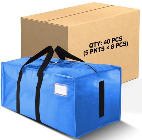 Supports 200lbs Heavy Duty Moving Bags (40 Count)