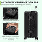 Luggage PC+ABS Aluminum Frame Zipperless Checked Luggage Hard Shell Suitcase with TSA Lock Double Spinner Wheels 24 Inch Black