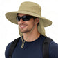 UPF 50+ Wide Brim Sun Hat with Neck Flap