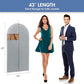 43" Garment Bags for Hanging Clothes (2 Count)
