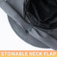 Sun Bucket Hats for Men Women Fishing Hat with Neck Flap Darkgray