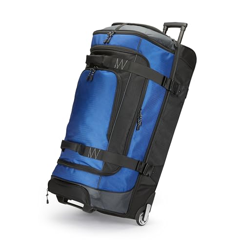 35 Inch Large Rolling Duffel Bag for Travel with Wheels and Handle