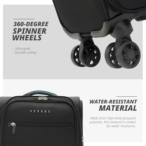 Underseat Carry On Luggage with Wheels
