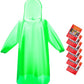 6 & 20 & 50 Pack Disposable Rain Ponchos for Adults (6 Count)