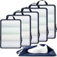 6 Set Ultralight Compression Packing Cubes Packing Organizer for Travel Accessories Luggage Suitcase Backpack