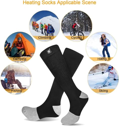 Upgraded Rechargeable Electric Heated Socks