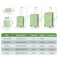 5 Piece Hardshell Luggage Sets (5 Count)