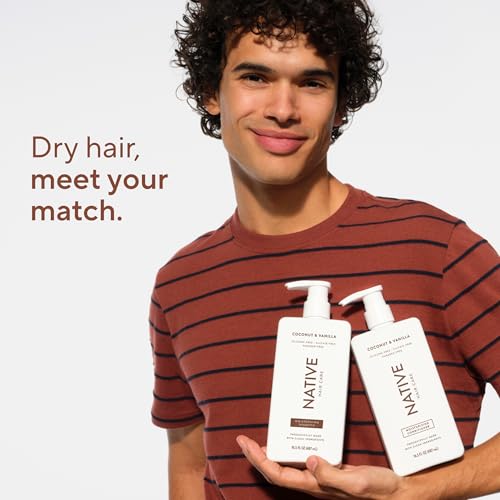 Coconut & Vanilla Shampoo and Conditioner Contain Naturally Derived Ingredients (33 Fl Oz)