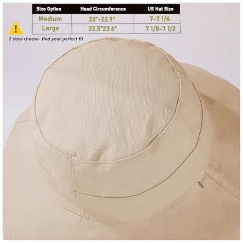 Womens Sun Hats Wide Brim Reversible Bucket Cotton Hat Packable Summer Travel Cap with Hat Clip